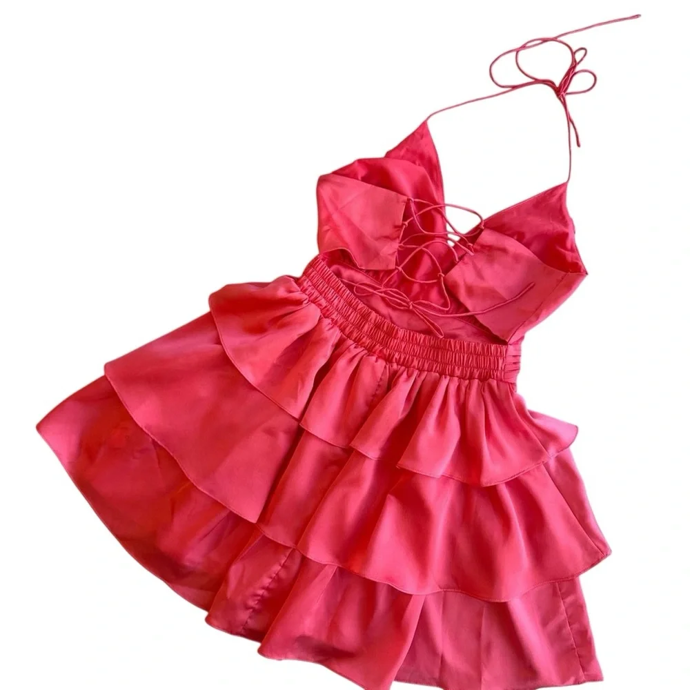 CC10 Flowy Ruffle Dress Size Small - Picture 2 of 3